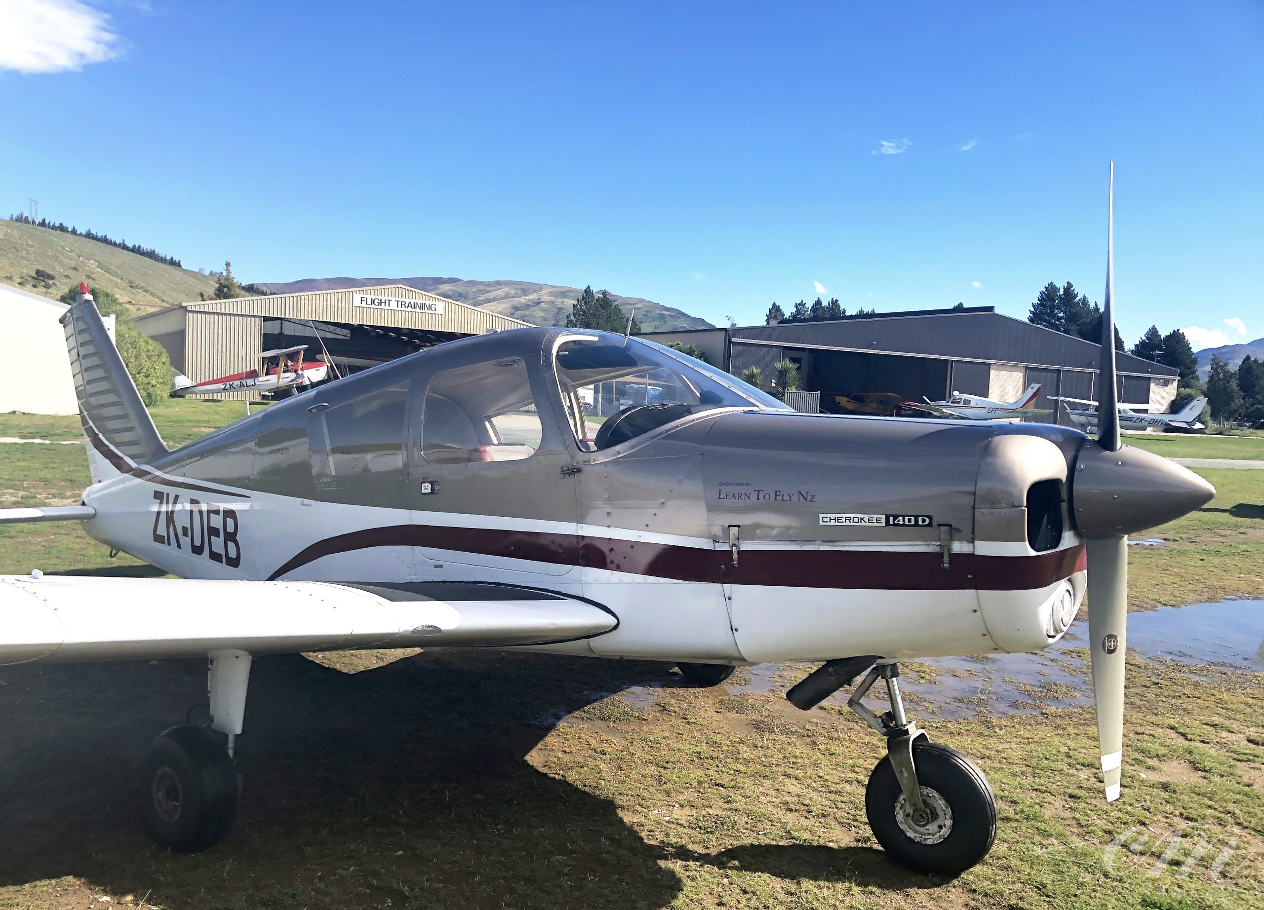 紐西蘭南島wanaka自駕小飛機learn to fly